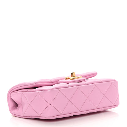 Chanel Caviar Quilted Mini Rectangular Sweetheart Flap Lilac 4 of 11