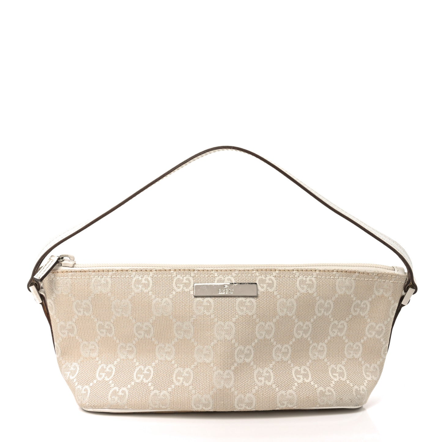 Monogram Boat Pochette White