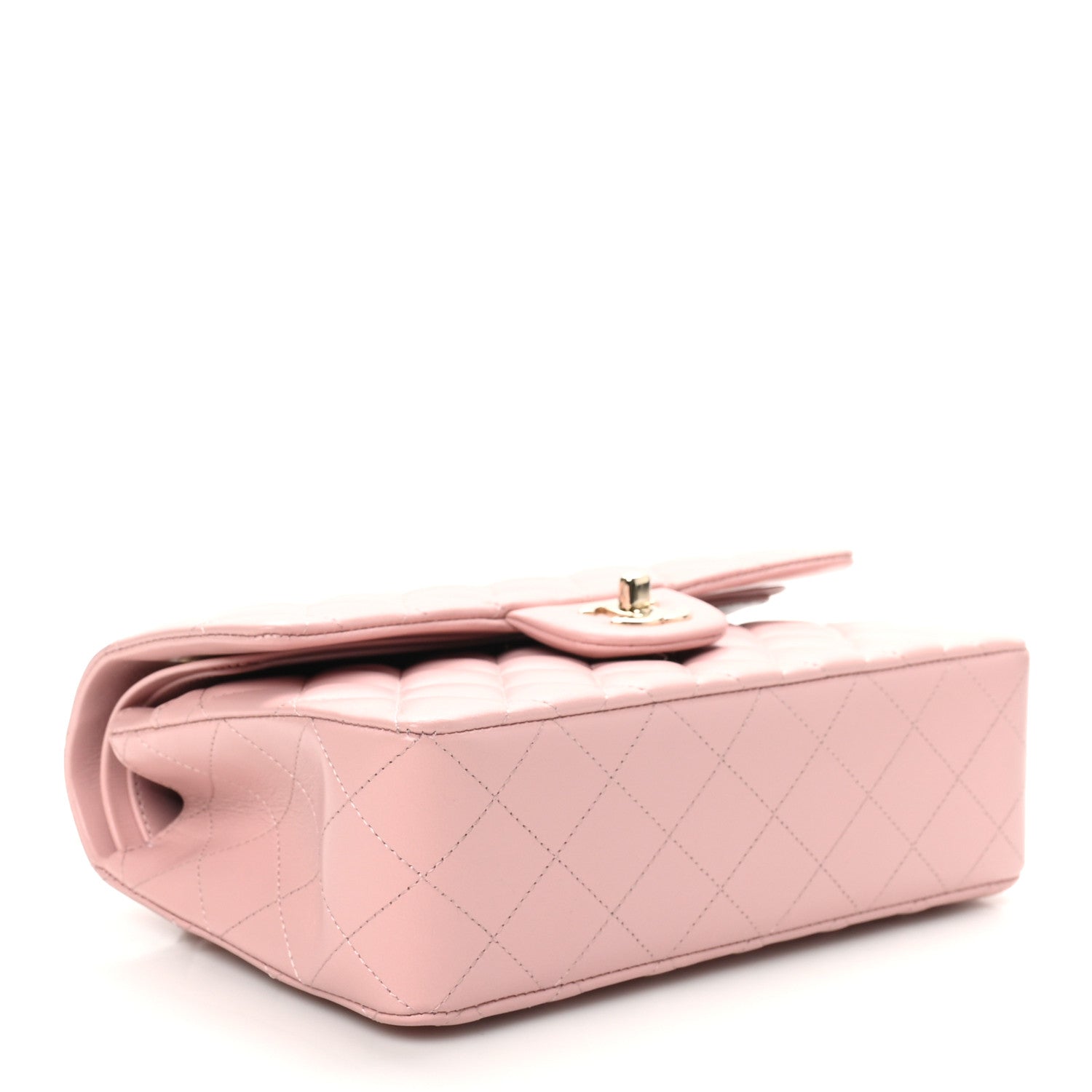 Chanel Lambskin Quilted Small Double Flap Light Pink 3 of 11