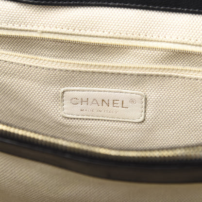 Chanel Calfskin Quilted Retro Chain Tote Black 6 of 16
