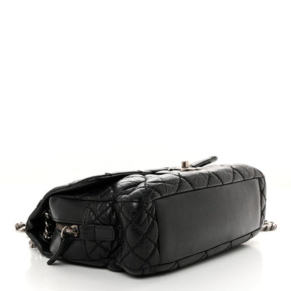 Chanel Aged Calfskin Medium New Portobello Flap Black 4 of 10