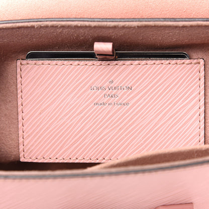Louis Vuitton Epi Whipstitch Heart Twist Shoulder Bag MM Rose Ballerine 5 of 13
