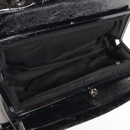 Chanel Patent Quilted Ritz Flap Bag Black 5 of 9