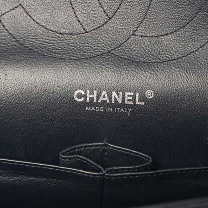 Chanel Patent Quilted Jumbo Double Flap Navy 7 of 11
