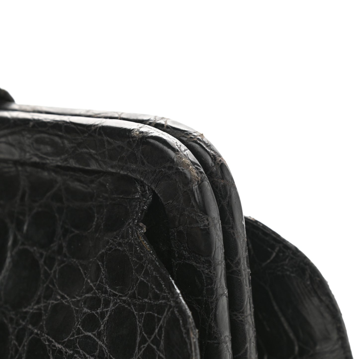 Crocodile Tote Black