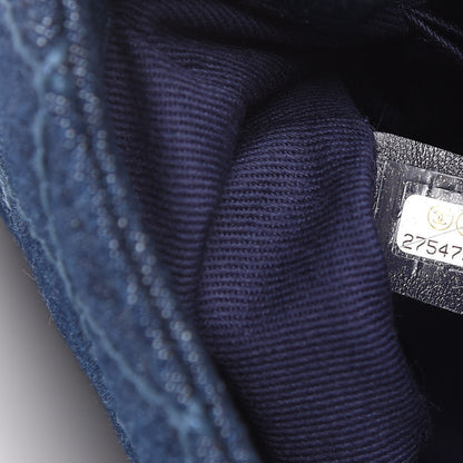 Chanel Denim Quilted Mini Coco Handle Flap Blue 7 of 9