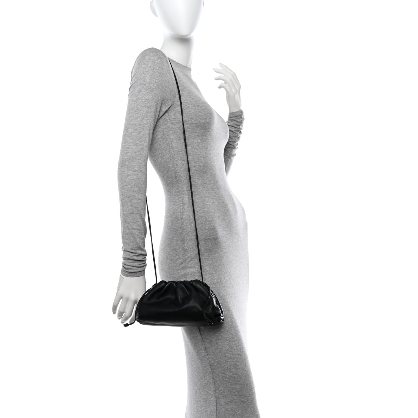 Butter Calfskin The Mini Pouch Black