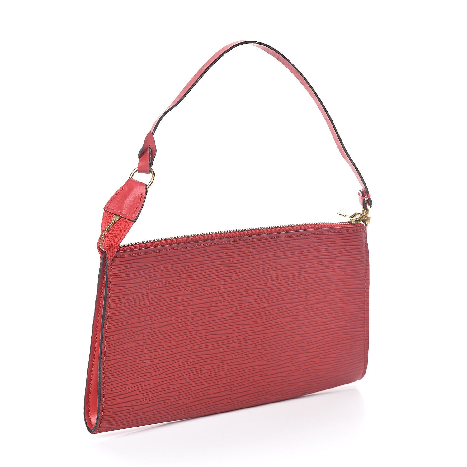 Louis Vuitton Epi Pochette Accessories 24 Castillan Red 3 of 10