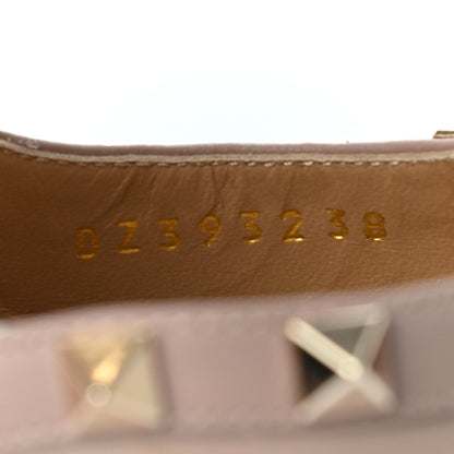 Valentino Garavani Patent Nappa Rockstud Ankle Strap 100mm Pumps 38 Poudre 8 of 8