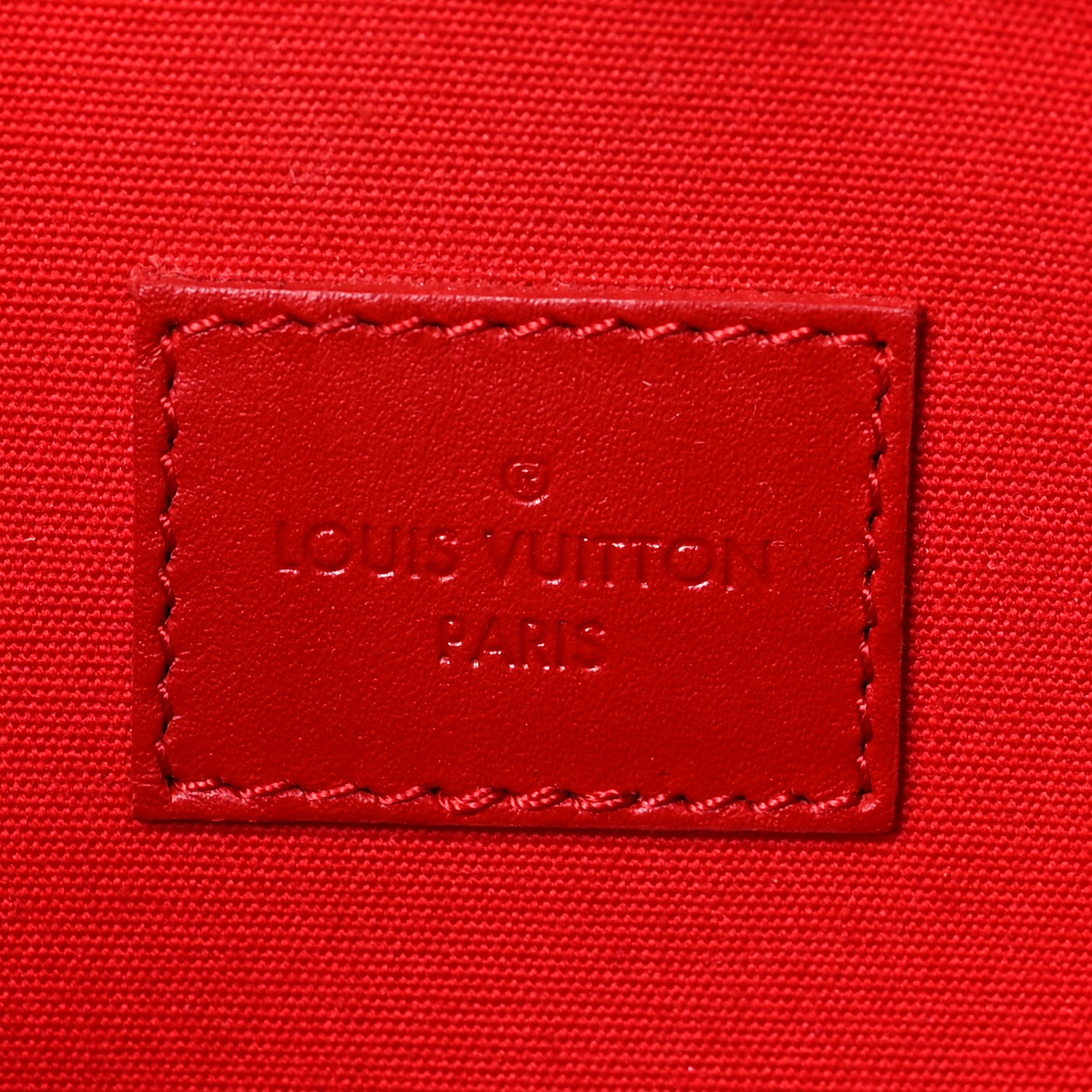 Louis Vuitton Vernis Felicie Pochette Chain Wallet Cherry 6 of 7