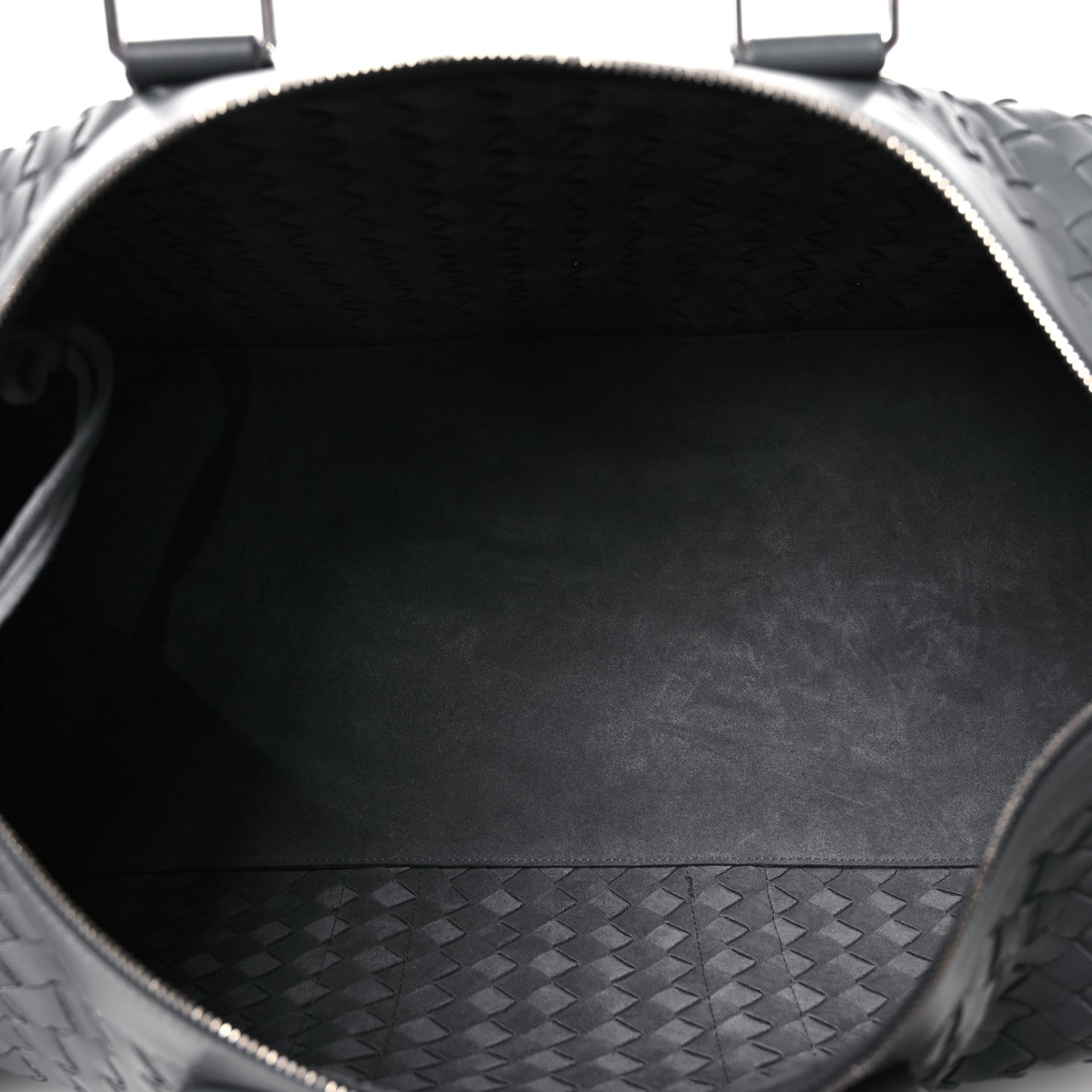 Nappa Intrecciato Medium Duffle Bag Thunder