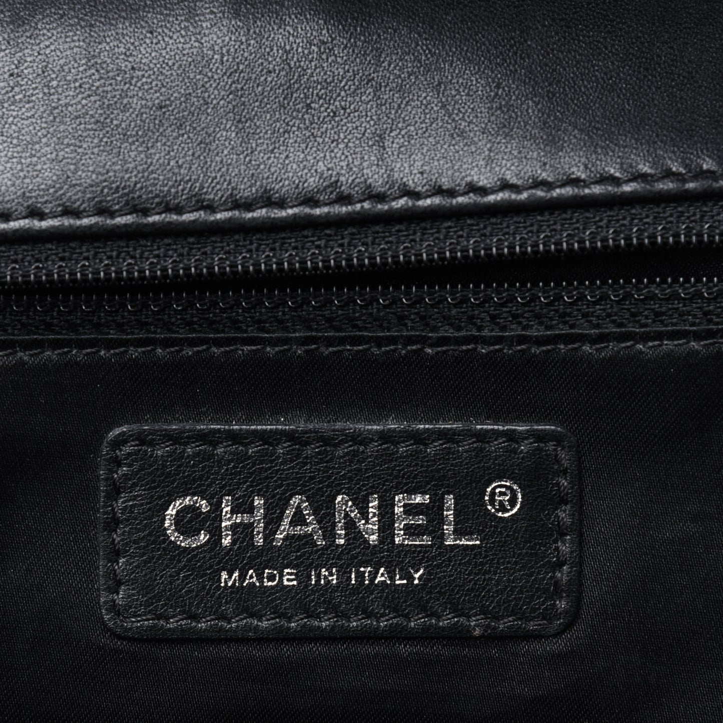 Velvet Checkered Flap Bag Black