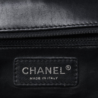 Chanel Velvet Checkered Flap Bag Black 6 of 14