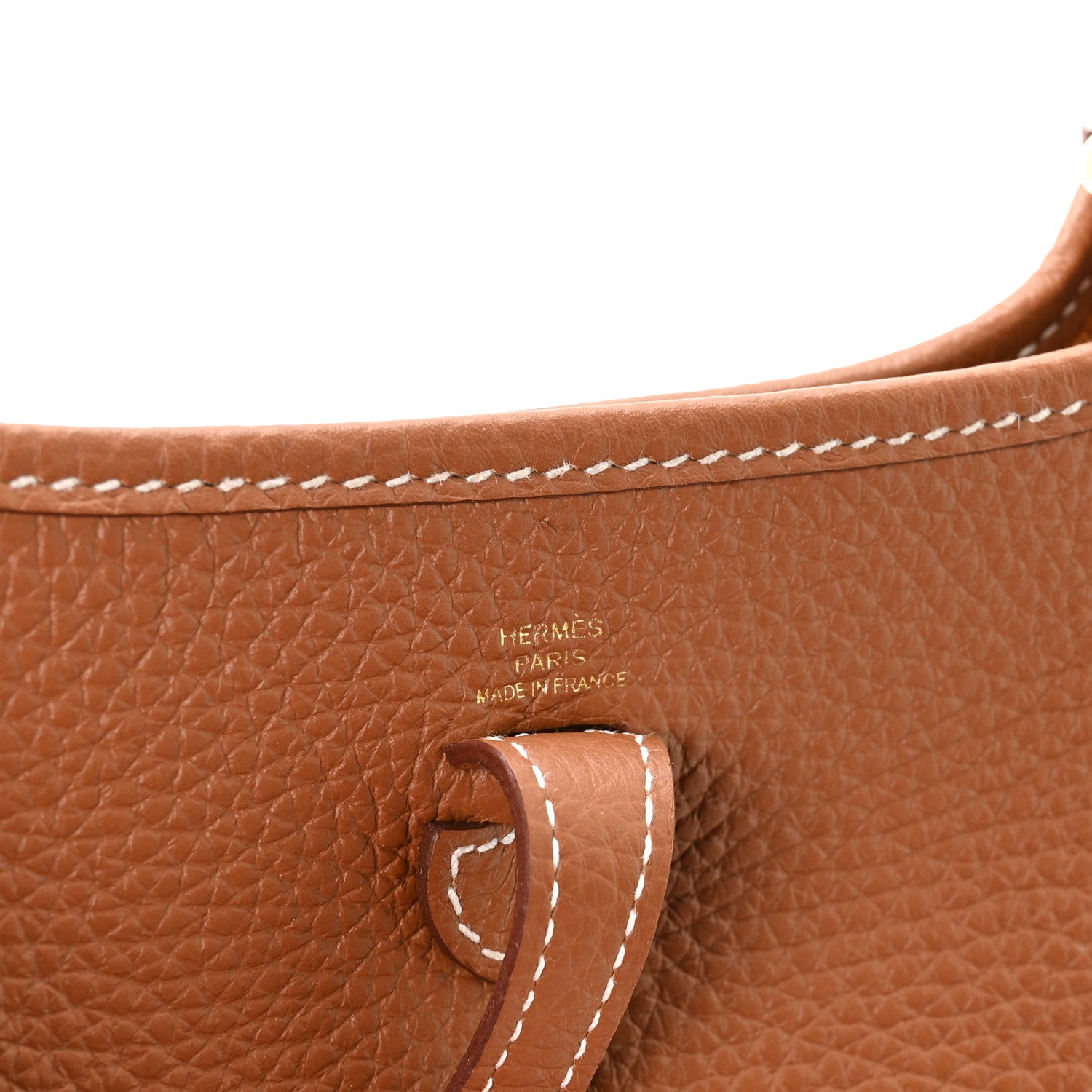 Hermes Taurillon Clemence Evelyne TPM Gold 6 of 11