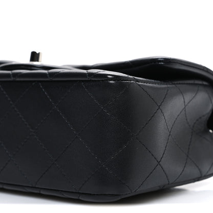 Chanel Lambskin Quilted Mini Rectangular Flap Black 10 of 11