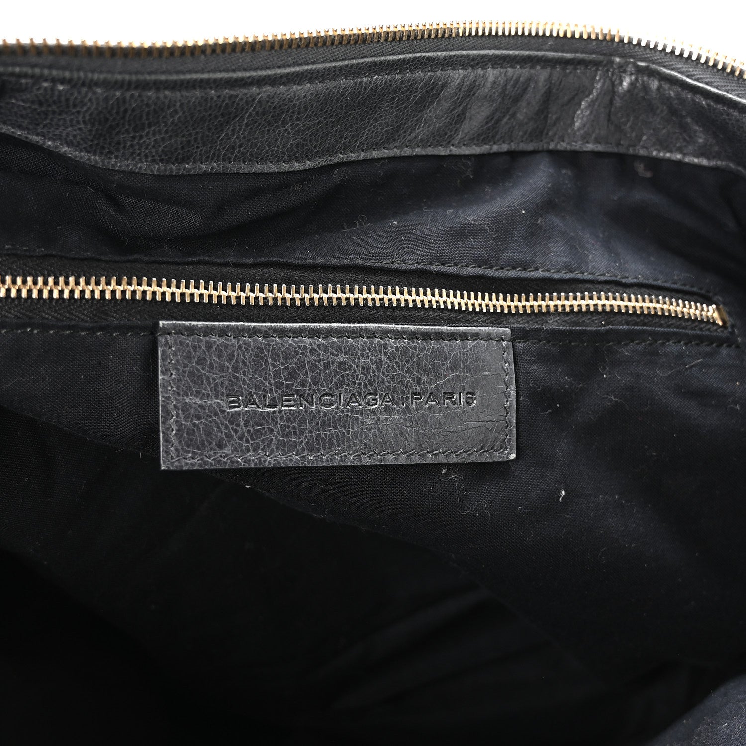 Balenciaga Agneau Laser Cut Cross Classic Gold Hardware Work Grey 6 of 11