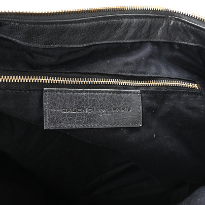 Balenciaga Agneau Laser Cut Cross Classic Gold Hardware Work Grey 6 of 11
