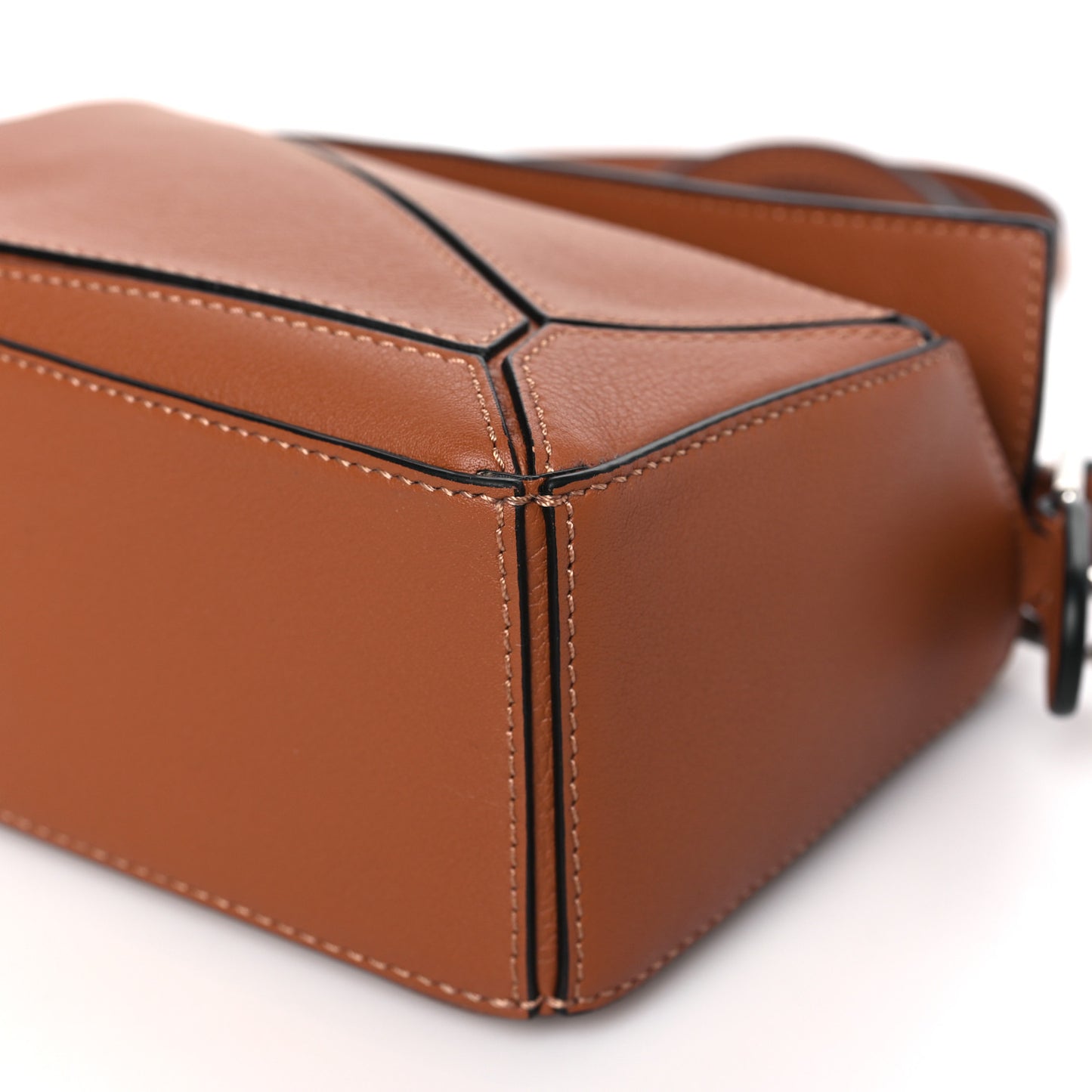 Calfskin Mini Puzzle Bag Tan
