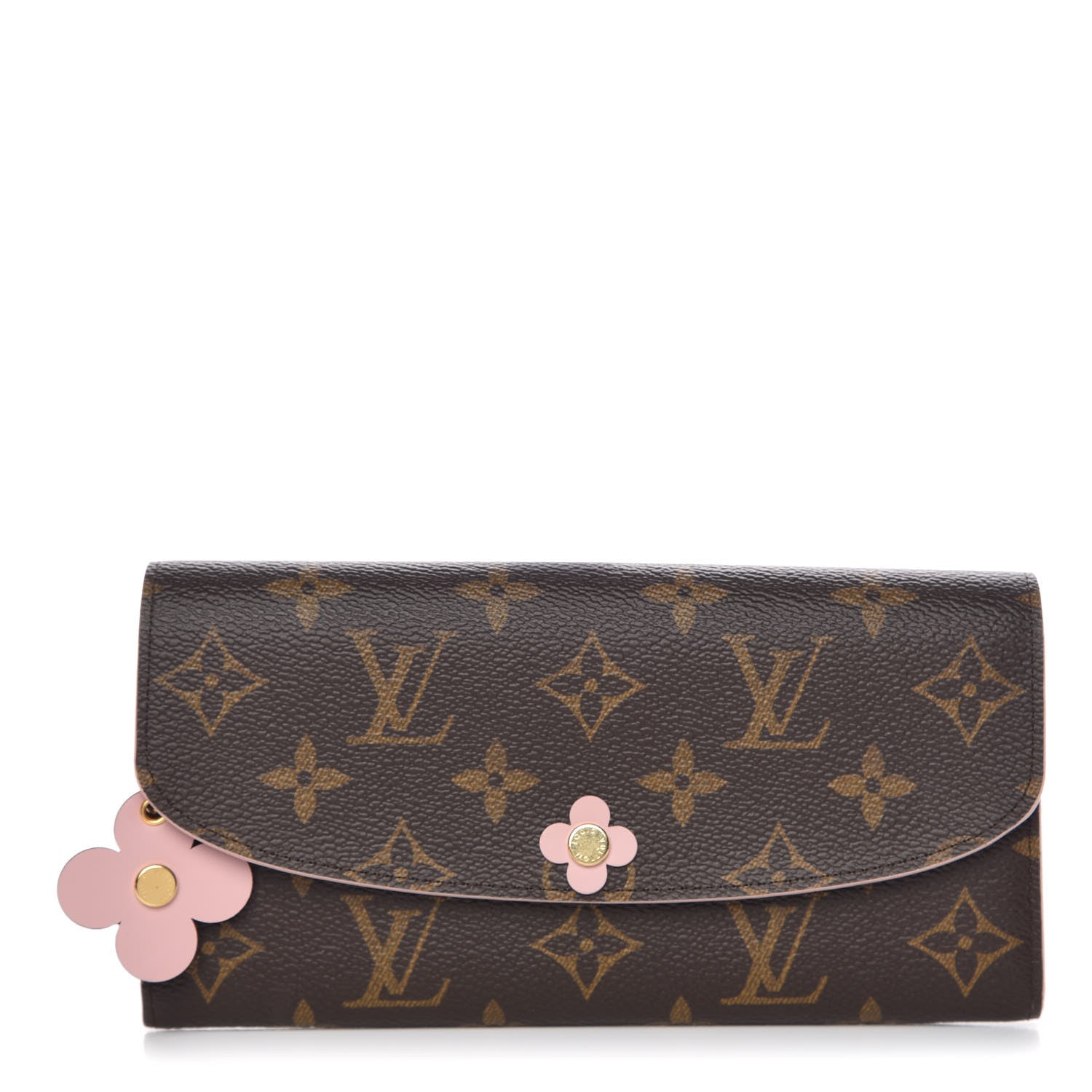 Louis Vuitton Monogram Bloom Flower Emilie Wallet 1 of 9