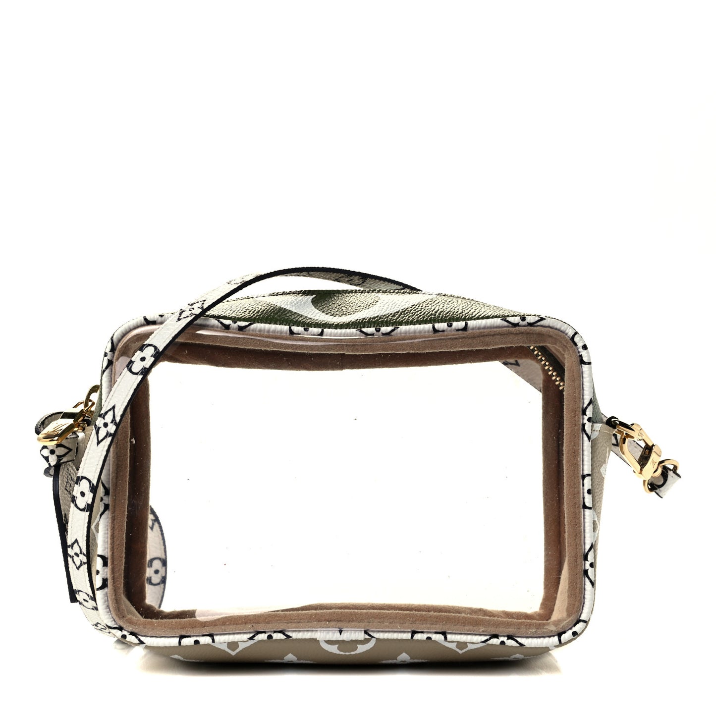 Monogram Giant Beach Pouch Kaki