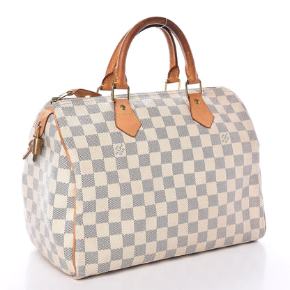 Louis Vuitton Damier Azur Speedy 30 3 of 16