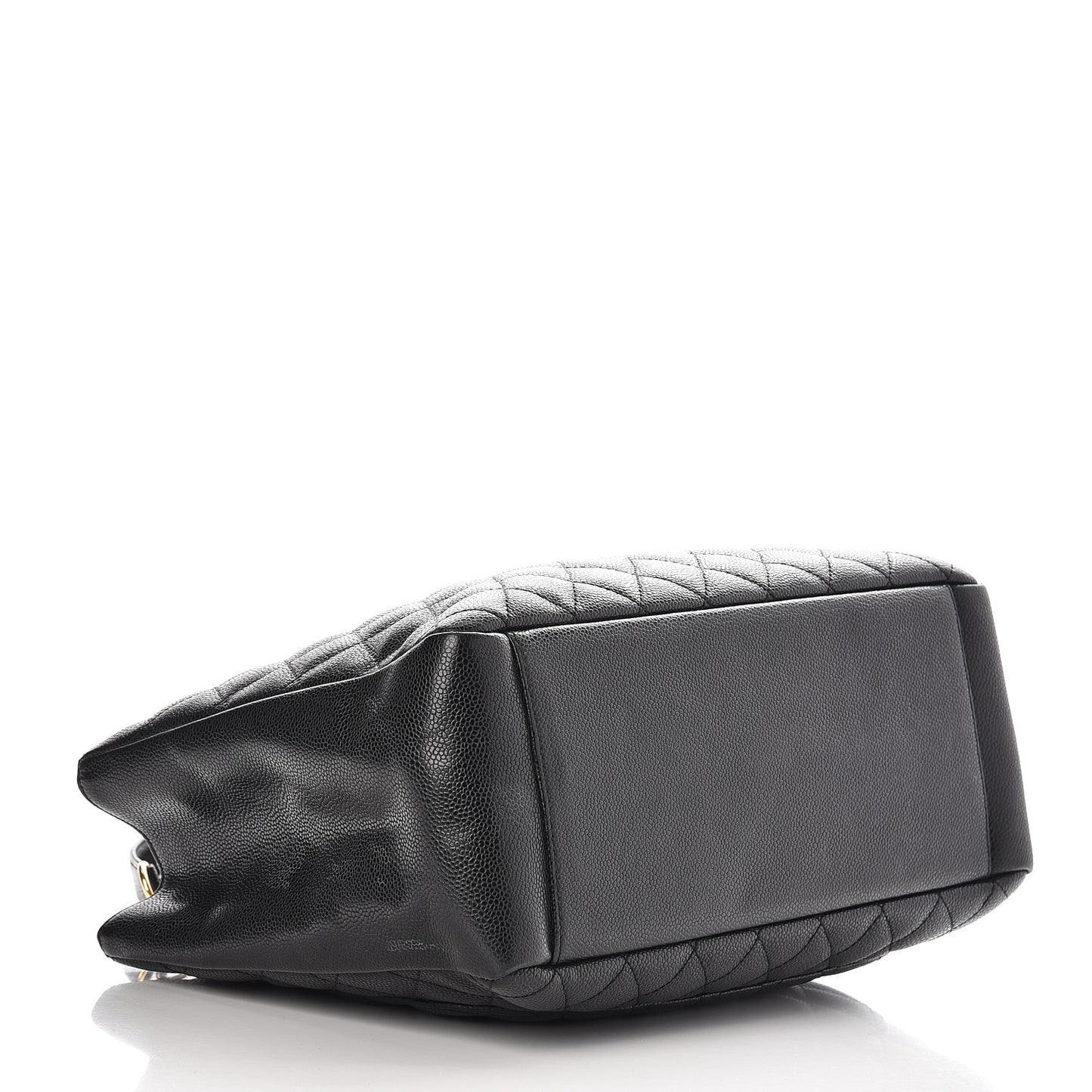 Caviar Quilted Grand Shopping Tote GST Black