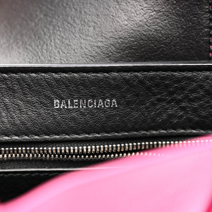 Balenciaga Calfskin XXS Everyday Tote Rose Magenta Black 6 of 14