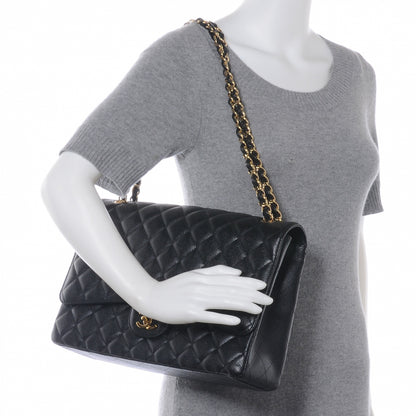 Chanel Caviar Maxi Single Flap Black 2 of 8