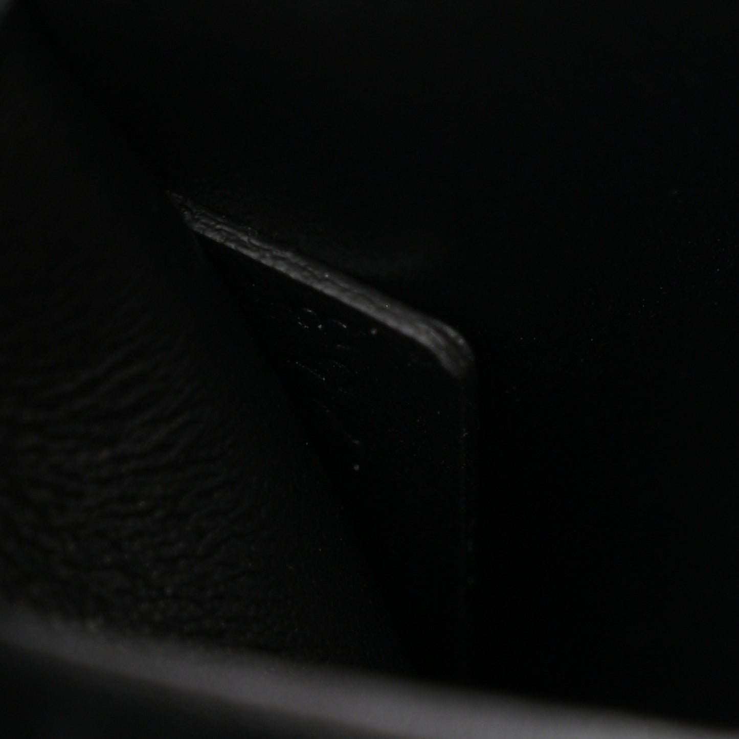 Shiny Calfskin Triomphe Shoulder Bag Black