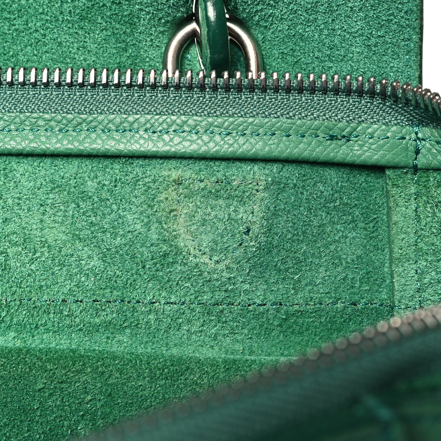 Celine Grained Calfskin Micro Belt Bag Pop Green 11 of 11
