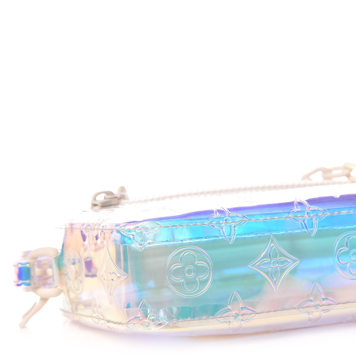 PVC Monogram Pochette Volga Iridescent Prism