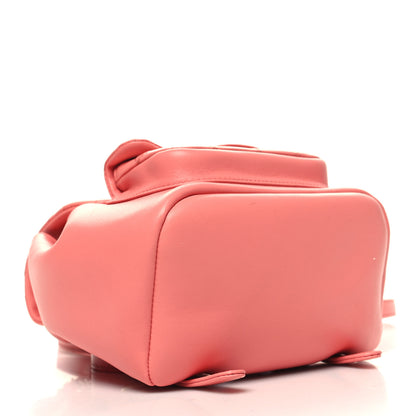 Chanel Lambskin Quilted Small Duma Drawstring Backpack Pink 4 of 10