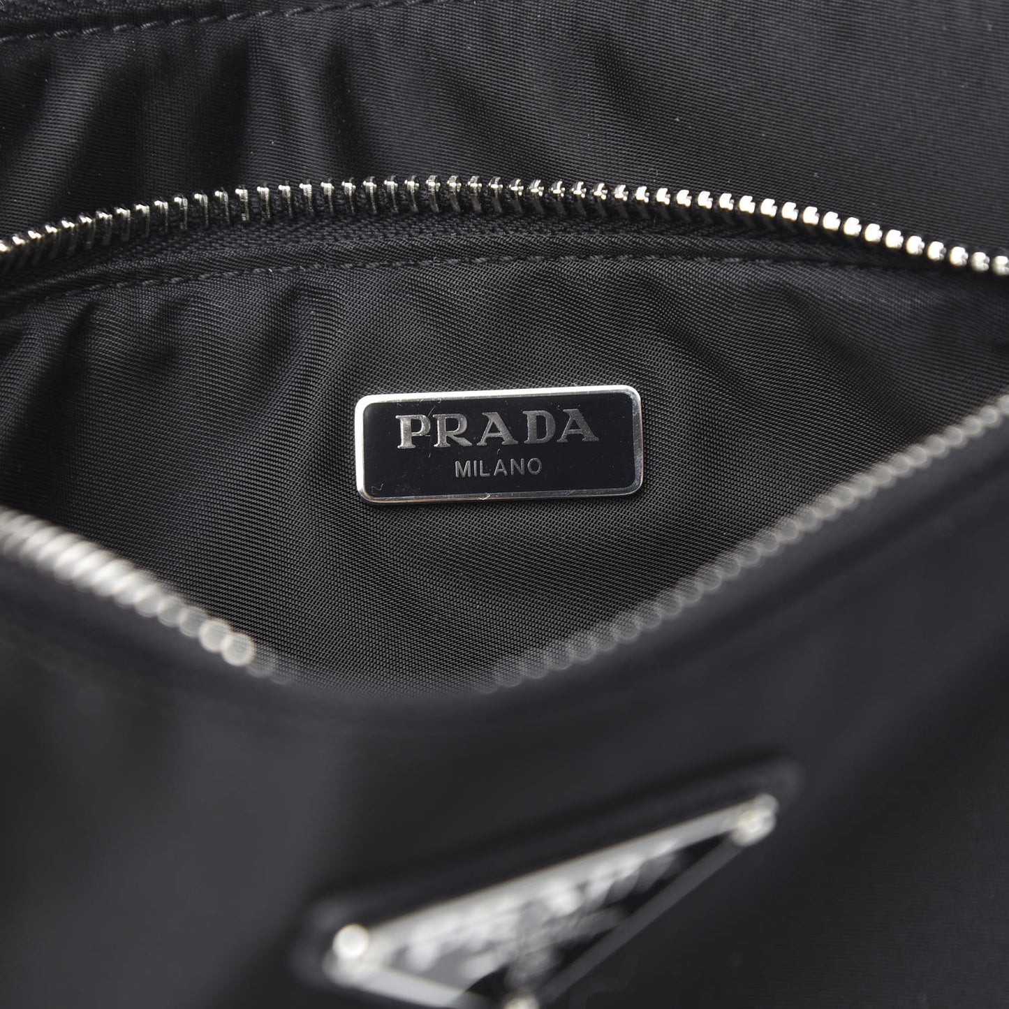 Nylon Shoulder Bag Black