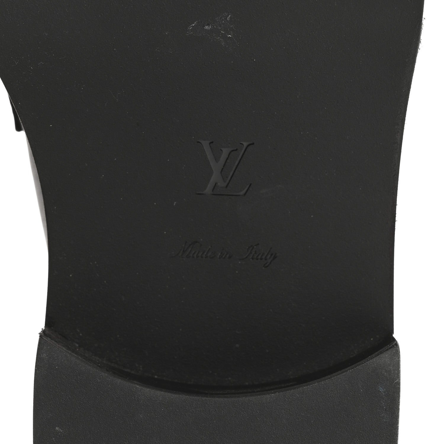 Louis Vuitton Calfskin Oversized Chain Academy Loafers 35 Black 8 of 12