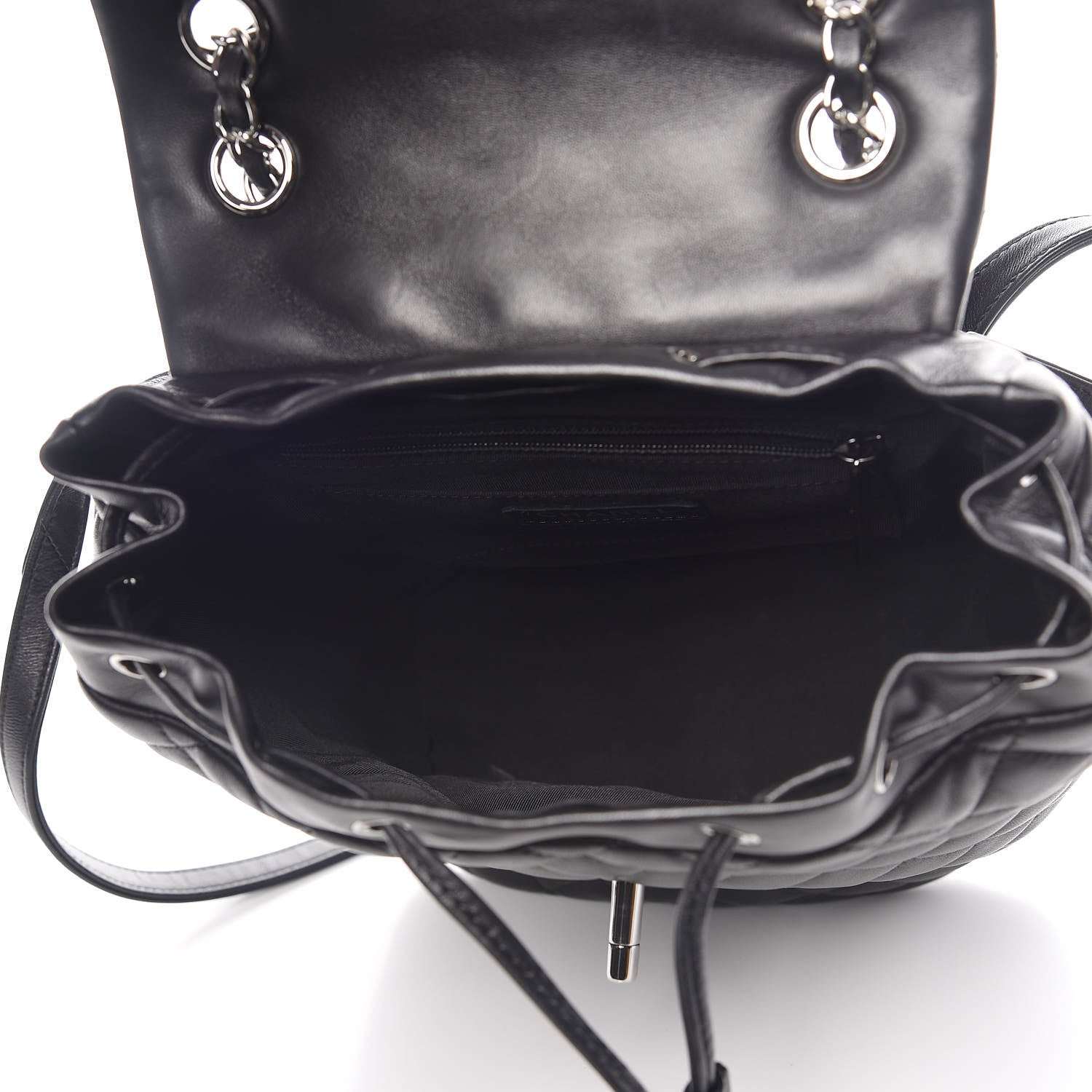 Chanel Lambskin Quilted Small Urban Spirit Backpack Black 5 of 10