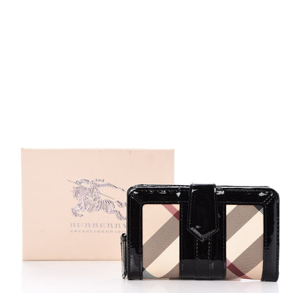 Burberry Supernova Check Penrose Continental Wallet Black 8 of 9