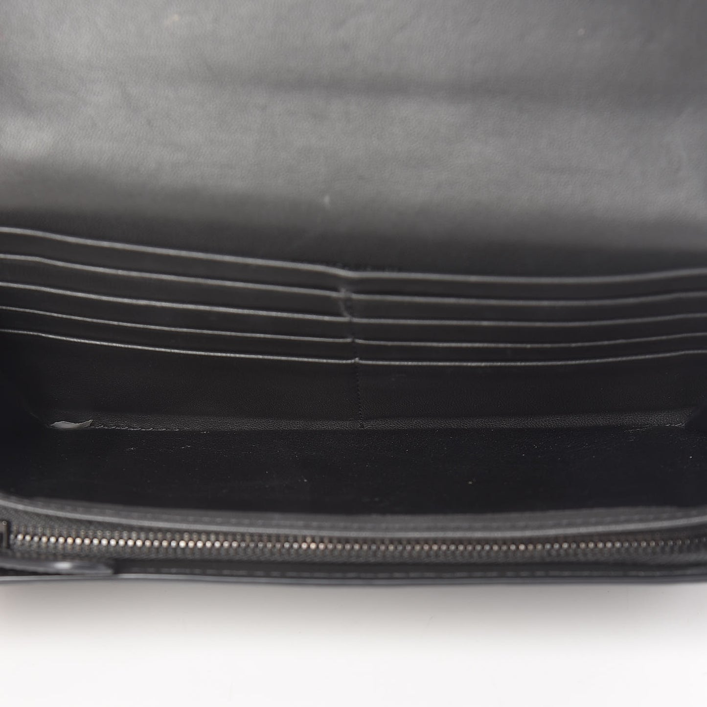 Nappa Intrecciato Continental Wallet Light Grey