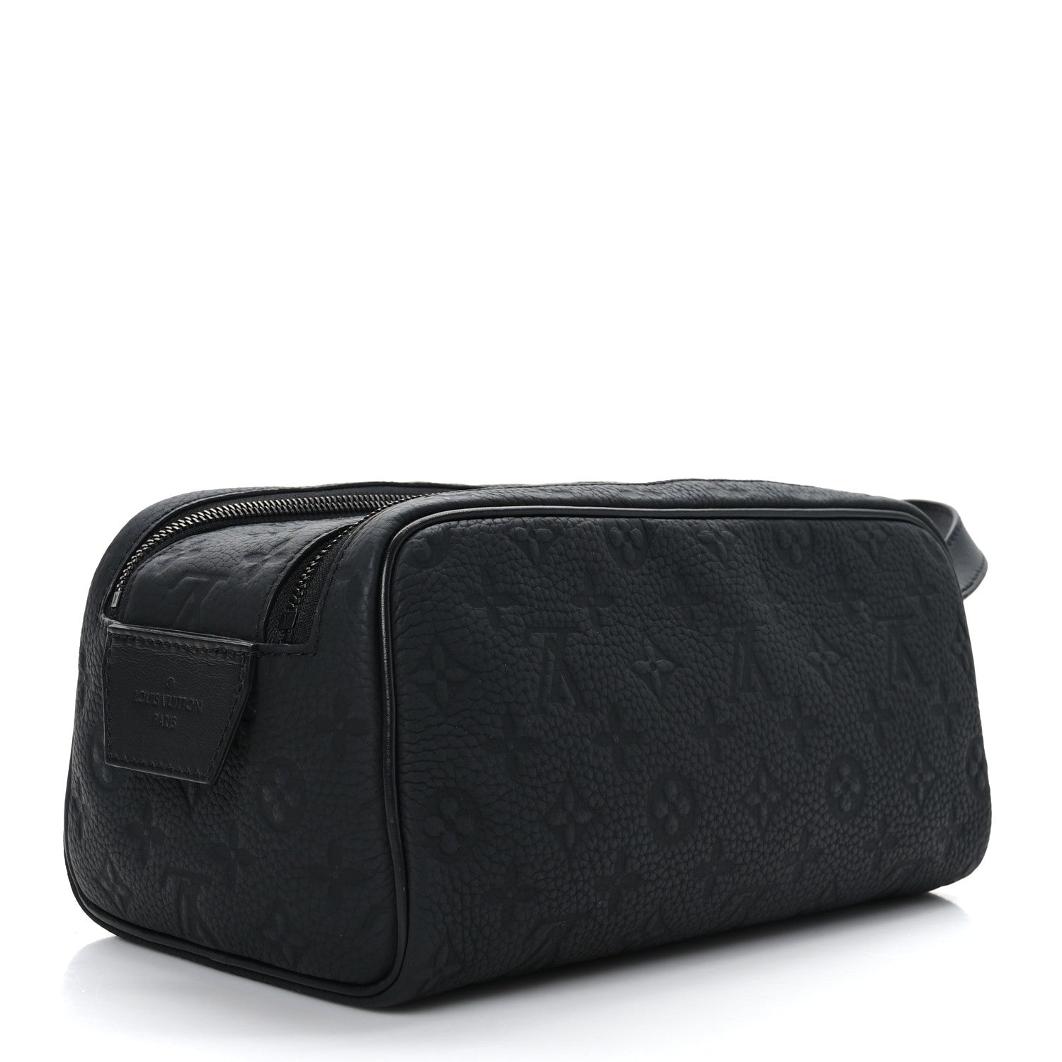 Louis Vuitton Taurillon Monogram Dopp Kit Toilet Pouch Black 3 of 10