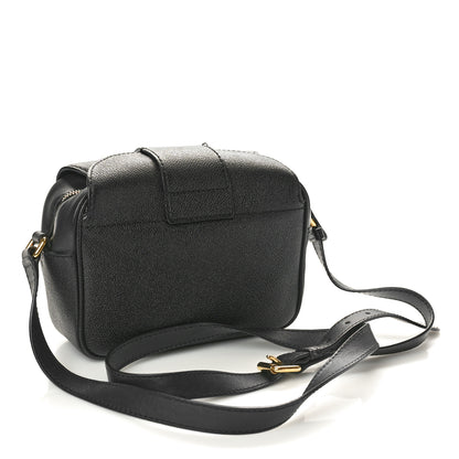 Burberry Soft Grain Calfskin Small Buckle Zip Bag Black 2 of 9