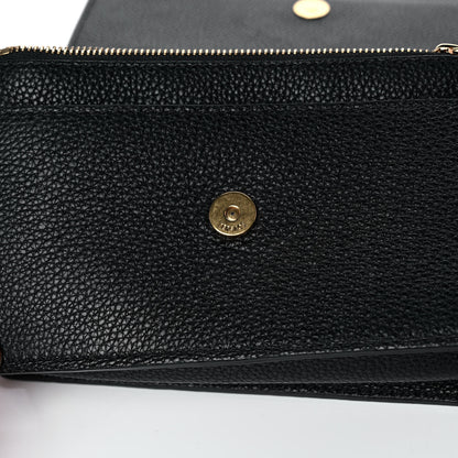 Versace Grained Calfskin Palazzo Chain Evening Bag Black 10 of 11