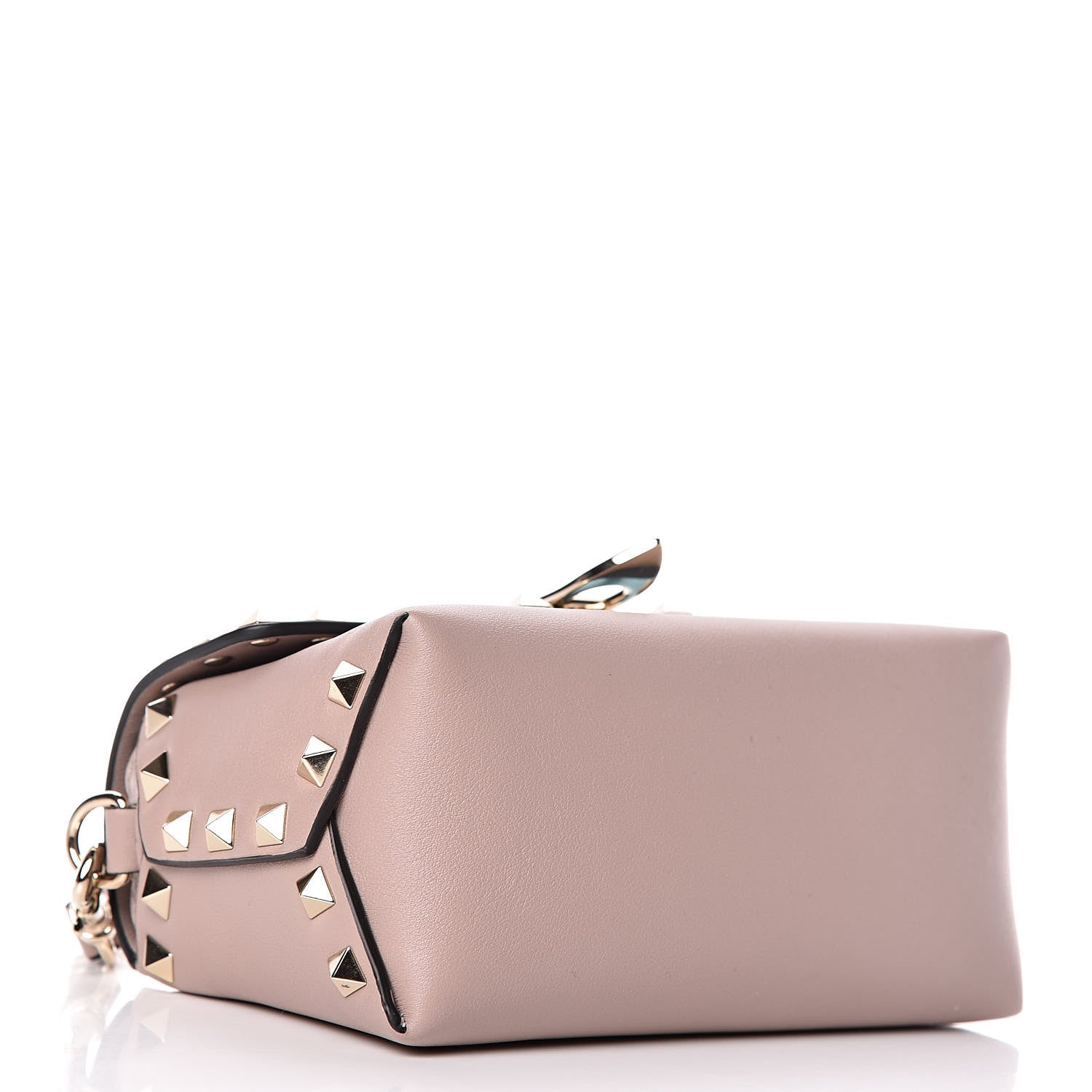 Valentino Garavani Calfskin Mini Rockstud Crossbody Bag Poudre 5 of 10