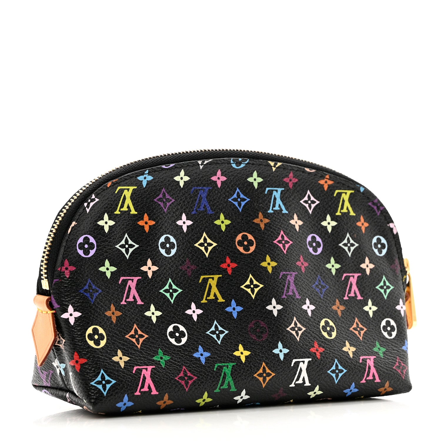 Louis Vuitton Monogram Multicolor Cosmetic Pouch Black Grenade 3 of 6