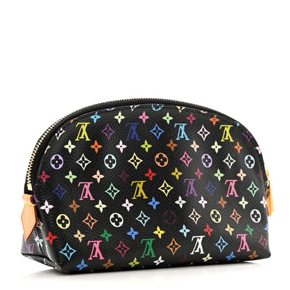 Louis Vuitton Monogram Multicolor Cosmetic Pouch Black Grenade 3 of 6