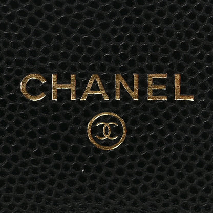Chanel Caviar Quilted Medium Flap Wallet Black 6 of 8