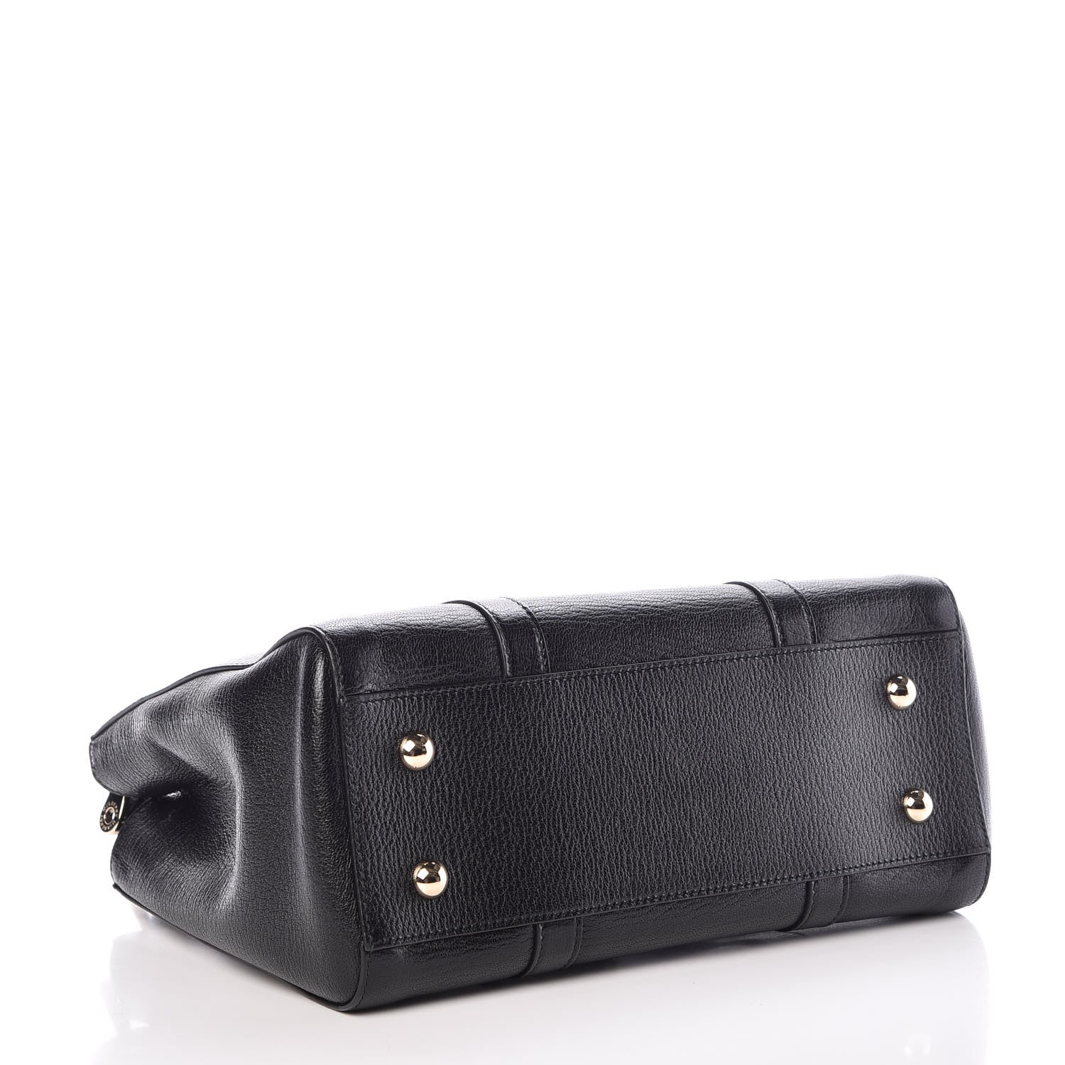 Mulberry Shiny Goatskin Small Bayswater Double Zip Tote Black 4 of 8