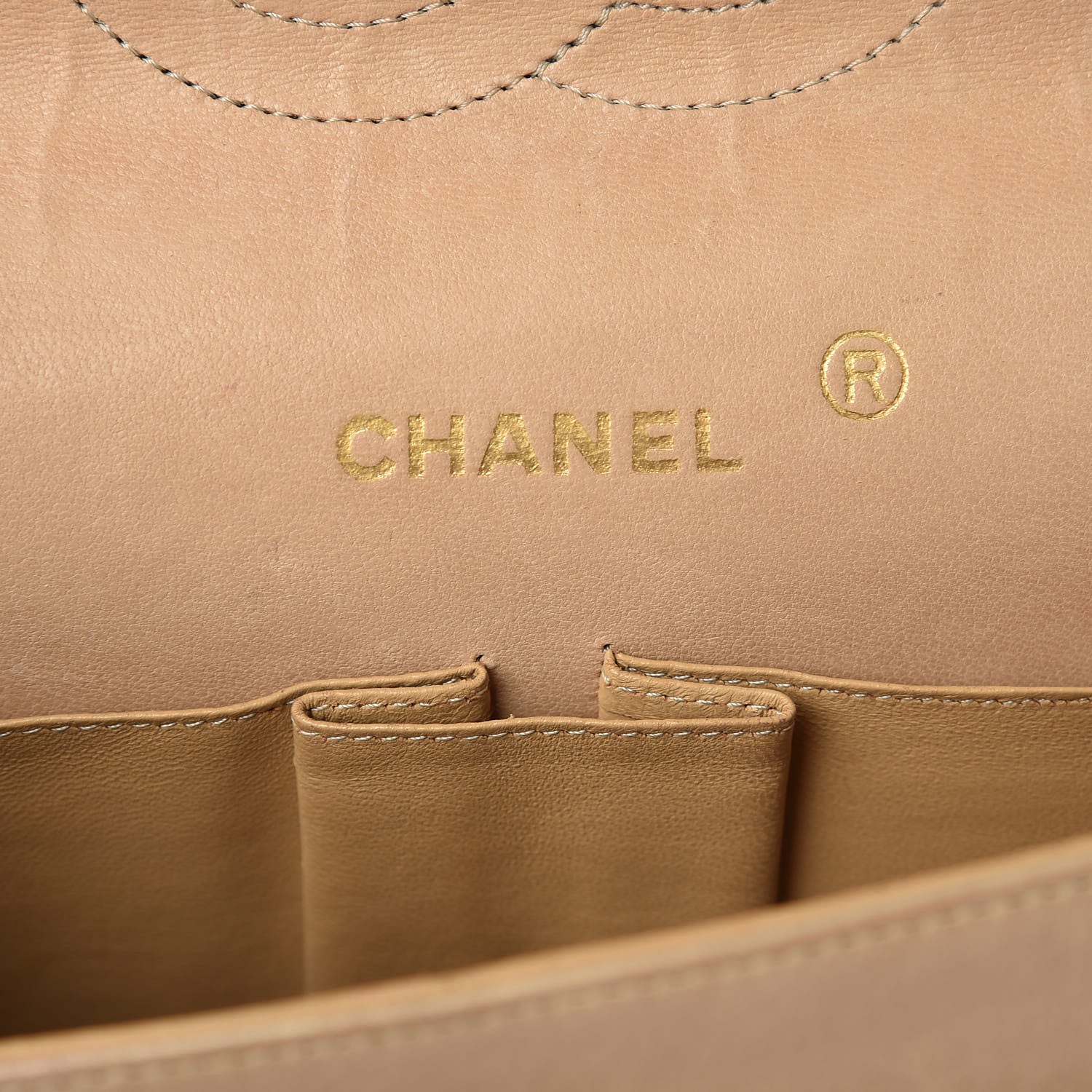 Chanel Lambskin Quilted Medium Bijoux Chain Double Flap Beige 6 of 16