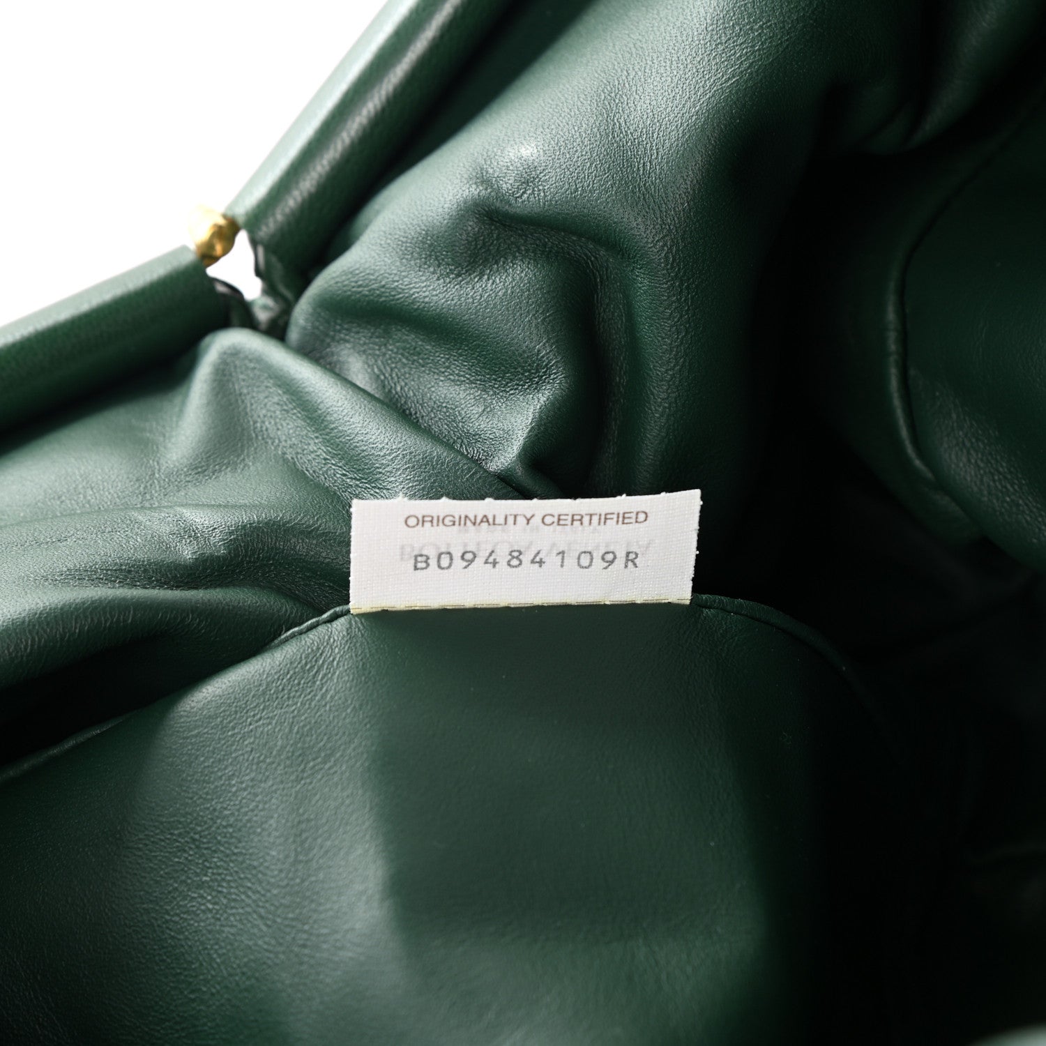 Bottega Veneta Nappa Maxi Intrecciato The Pouch Oversized Clutch Raintree 7 of 8