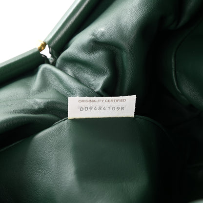 Bottega Veneta Nappa Maxi Intrecciato The Pouch Oversized Clutch Raintree 7 of 8