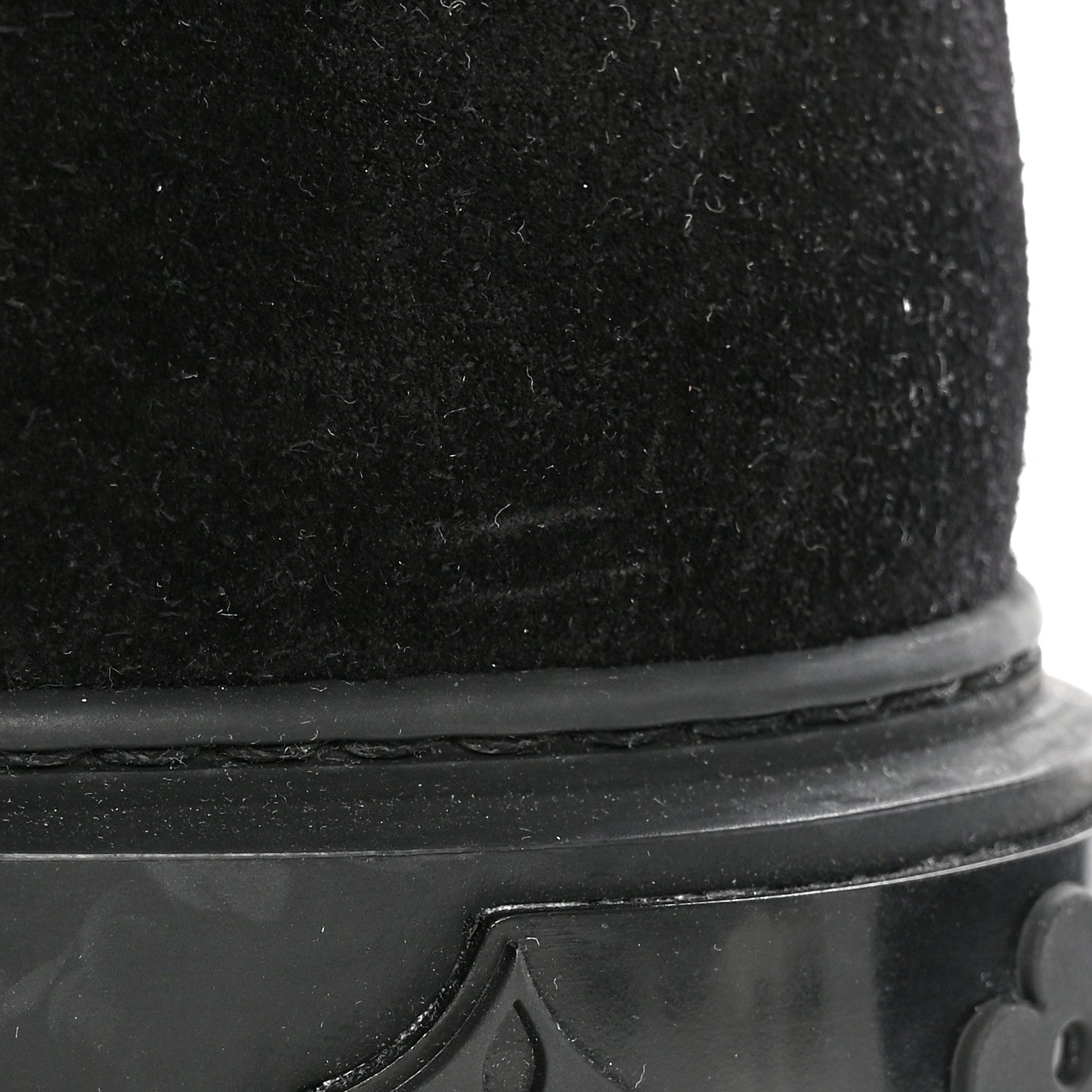 Louis Vuitton Suede Calfskin Shearling Snowdrop Flat Ankle Boot 36 Black 10 of 11