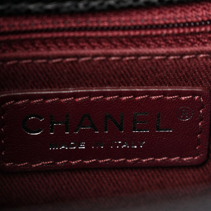 Chanel Crumpled Grained Calfskin Jumbo CC Crave Flap Black 5 of 12